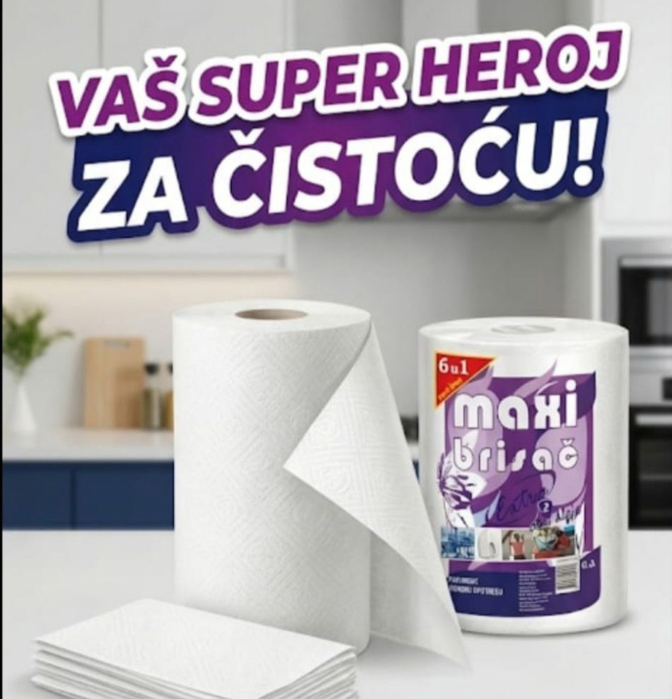 NOVO U PONUDI – Extra Maxi brisač 💜
